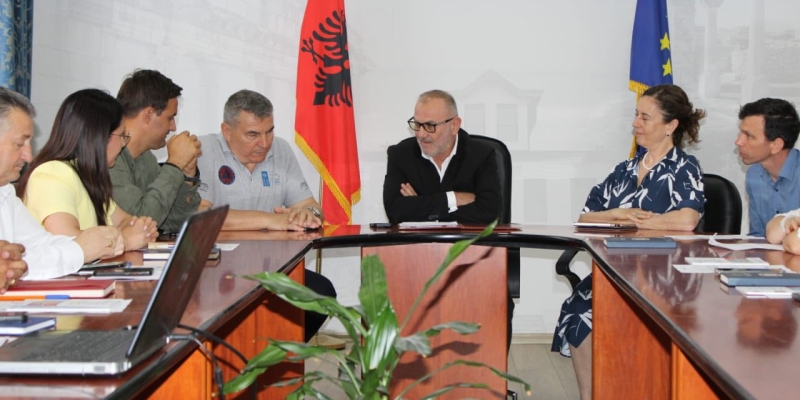 Takim përmbyllës në qarkun  Fier, për fazën e parë të projektit RESEAL.